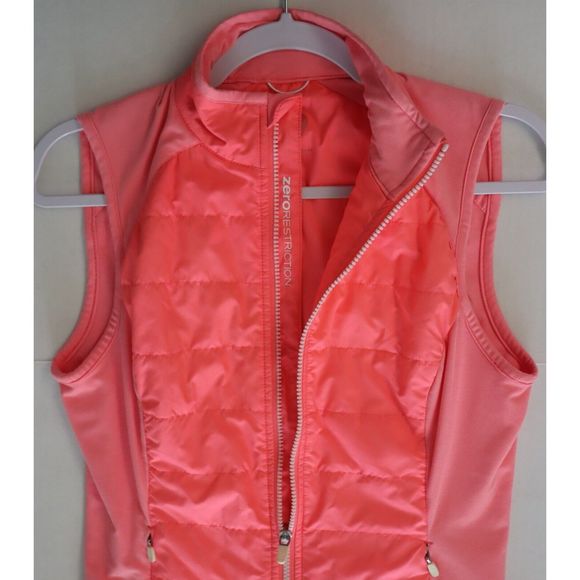 ZeroRestriction L324L Women's Sz Small Pink Primaloft Golf Tess Vest $118 - Picture 9 of 10